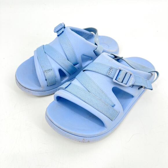 Chaco Chillos Sports Sandals Light Blue Big Kids Size 4 - Picture 1 of 7